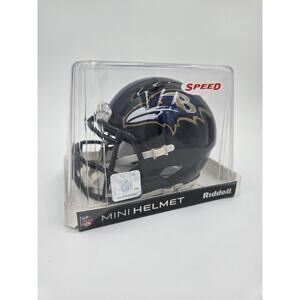 Baltimore Ravens Riddell Mini Football Helmet Display Case NFL